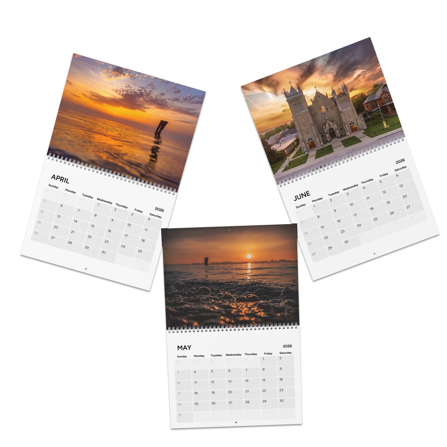 2026 Marine City Photography Calendar by Stephen Mannina