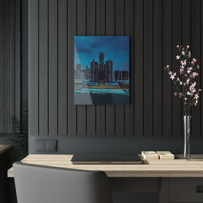 Ren Cen Blue Sky Acrylic