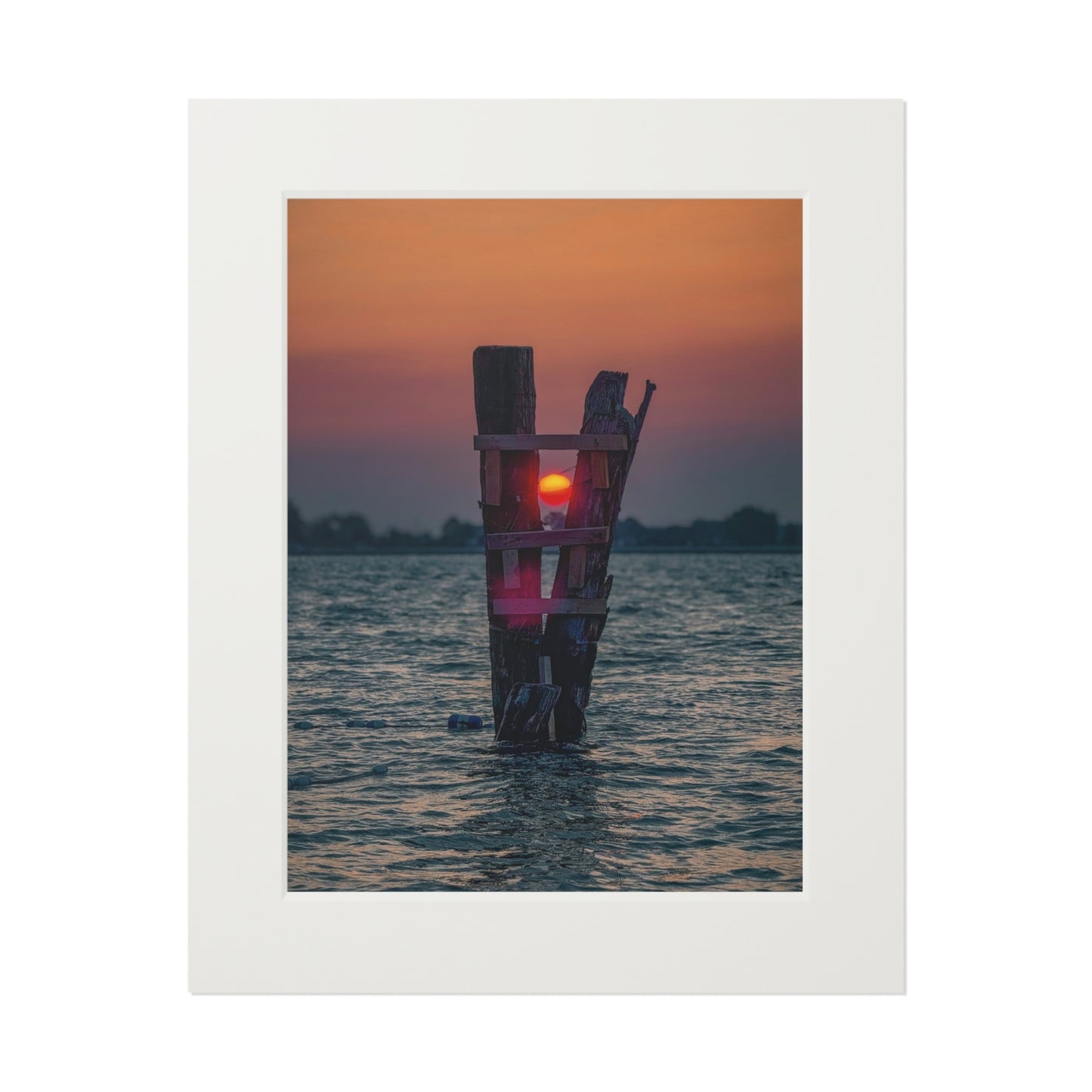 Fine Art Prints - Sunrise at Marine City Beach Pylons