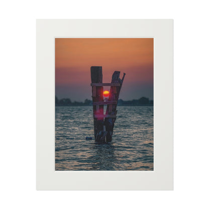 Fine Art Prints - Sunrise at Marine City Beach Pylons