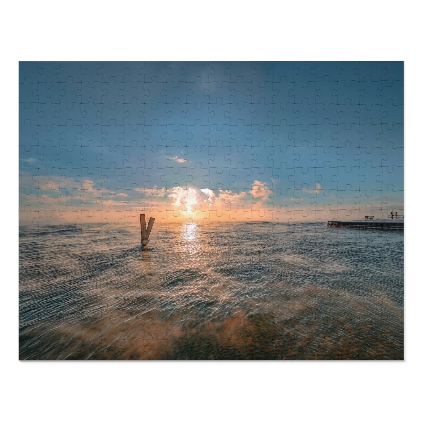 St Clair River Sunrise Puzzle