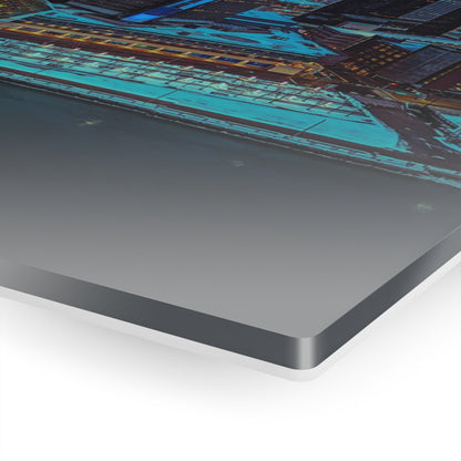 Ren Cen Blue Sky Acrylic