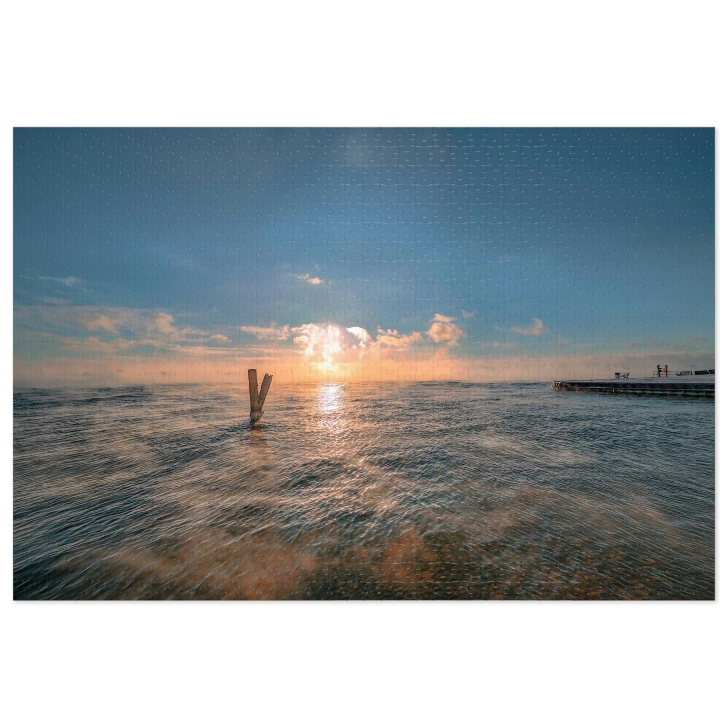 St Clair River Sunrise Puzzle