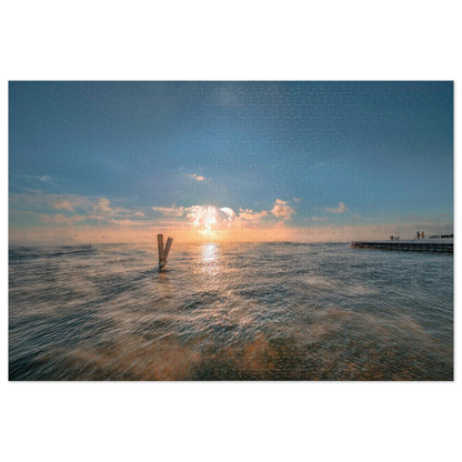 St Clair River Sunrise Puzzle