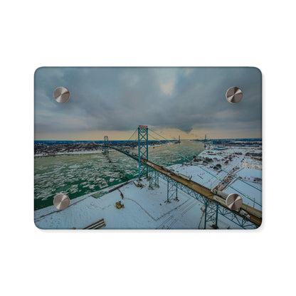 Ambassador Bridge in the Winter Acrylic