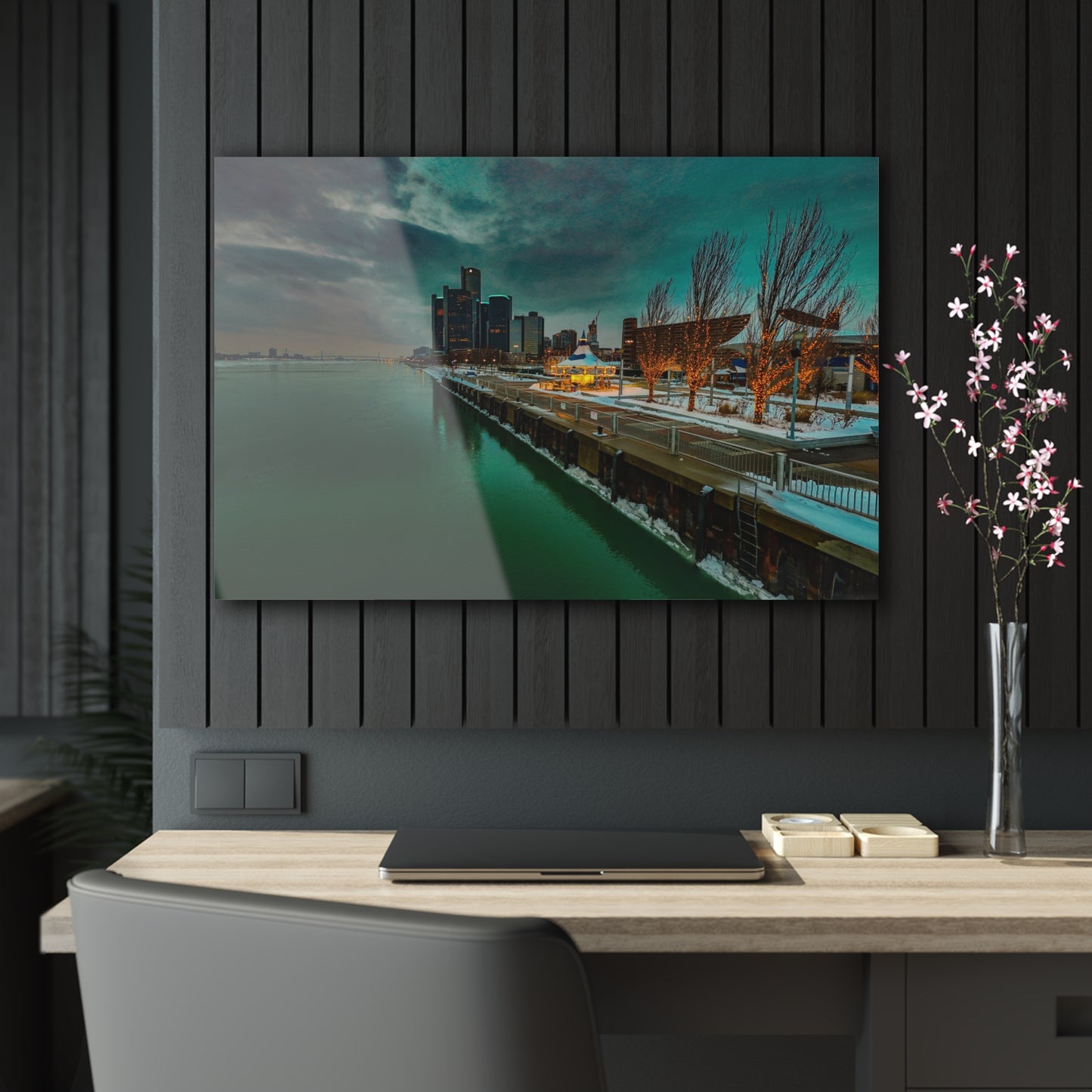 Renaissance Center Downtown Detroit Acrylic Prints