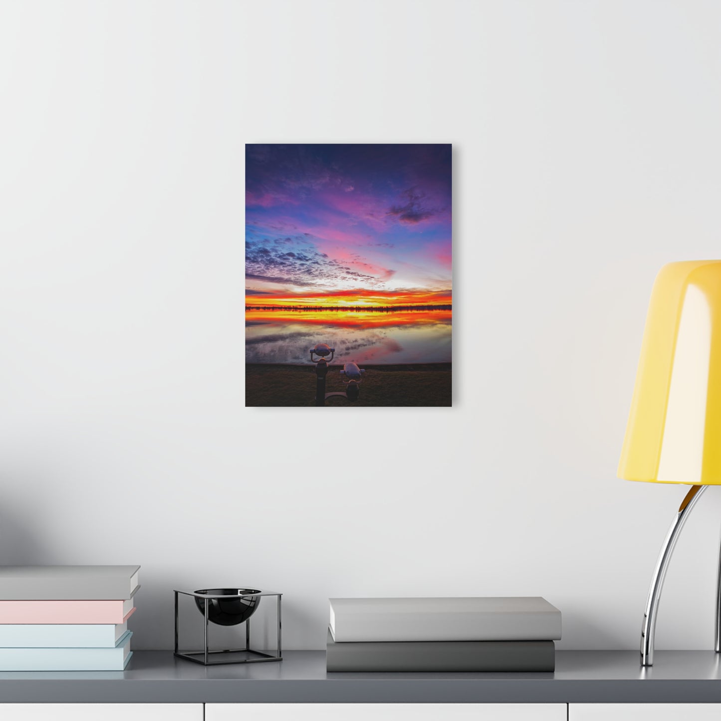 Awakening Horizon: A St. Clair River Sunrise Acrylic Print