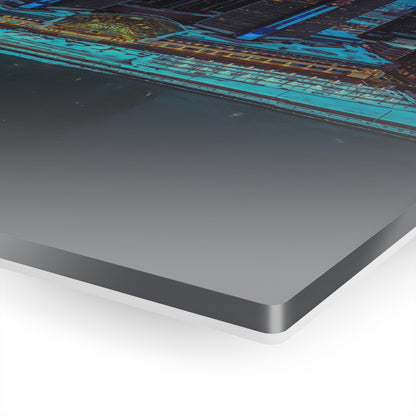 Ren Cen Blue Sky Acrylic