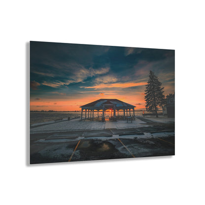 Winter's Embrace at Mariner Park Acrylic