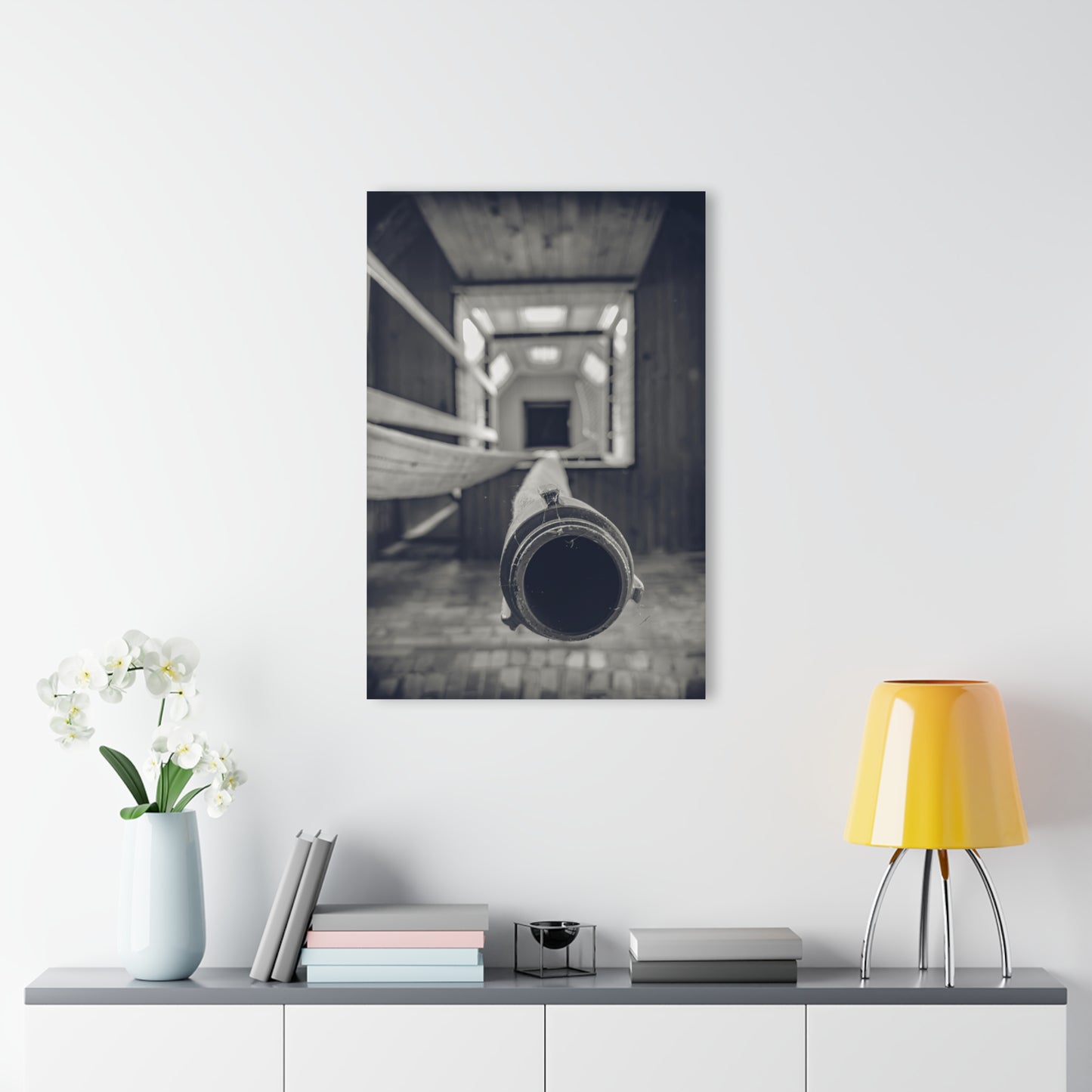 Vigilant Threads: The Fire Hose’s Silent Watch Over Marine City’s Legacy