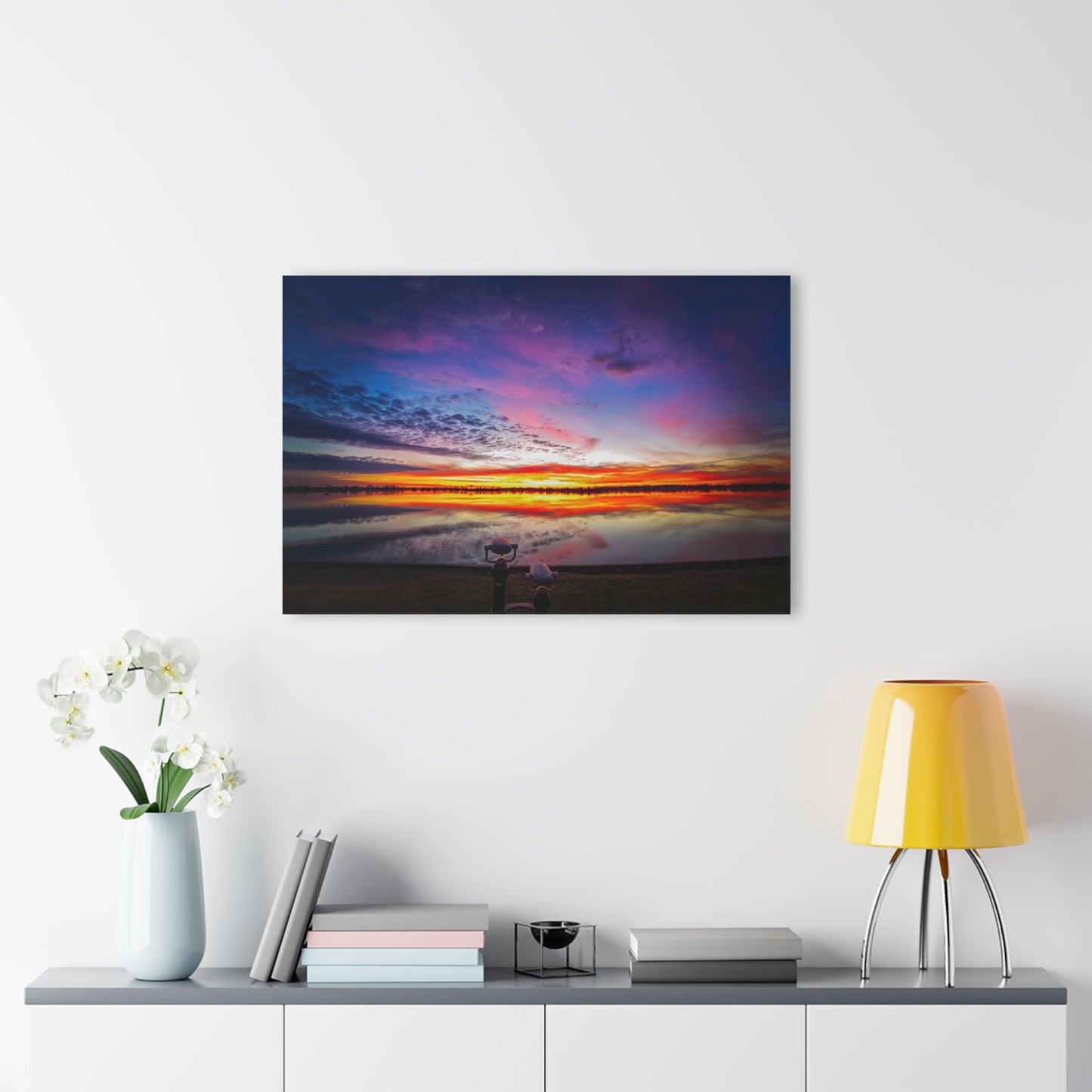 Awakening Horizon: A St. Clair River Sunrise Acrylic Print