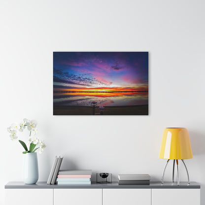 Awakening Horizon: A St. Clair River Sunrise Acrylic Print