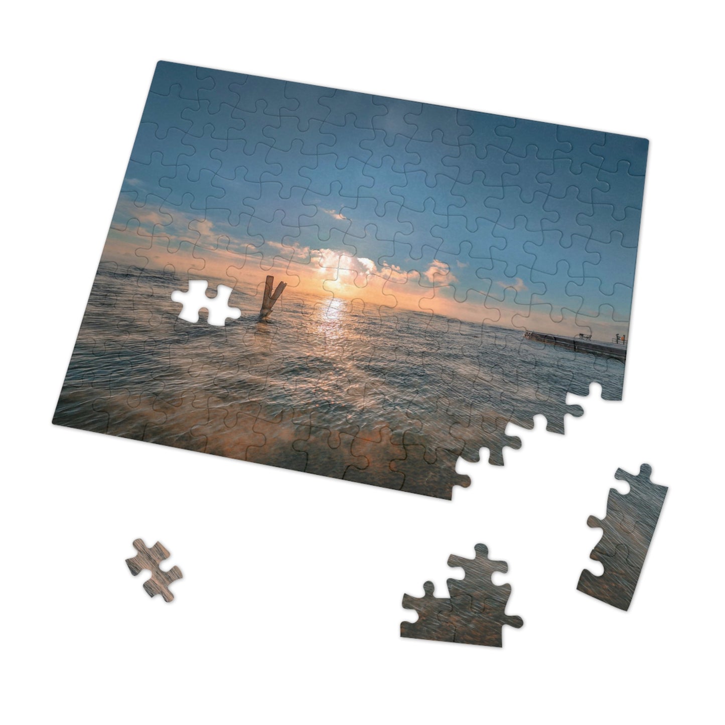 St Clair River Sunrise Puzzle