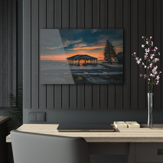 Winter's Embrace at Mariner Park Acrylic