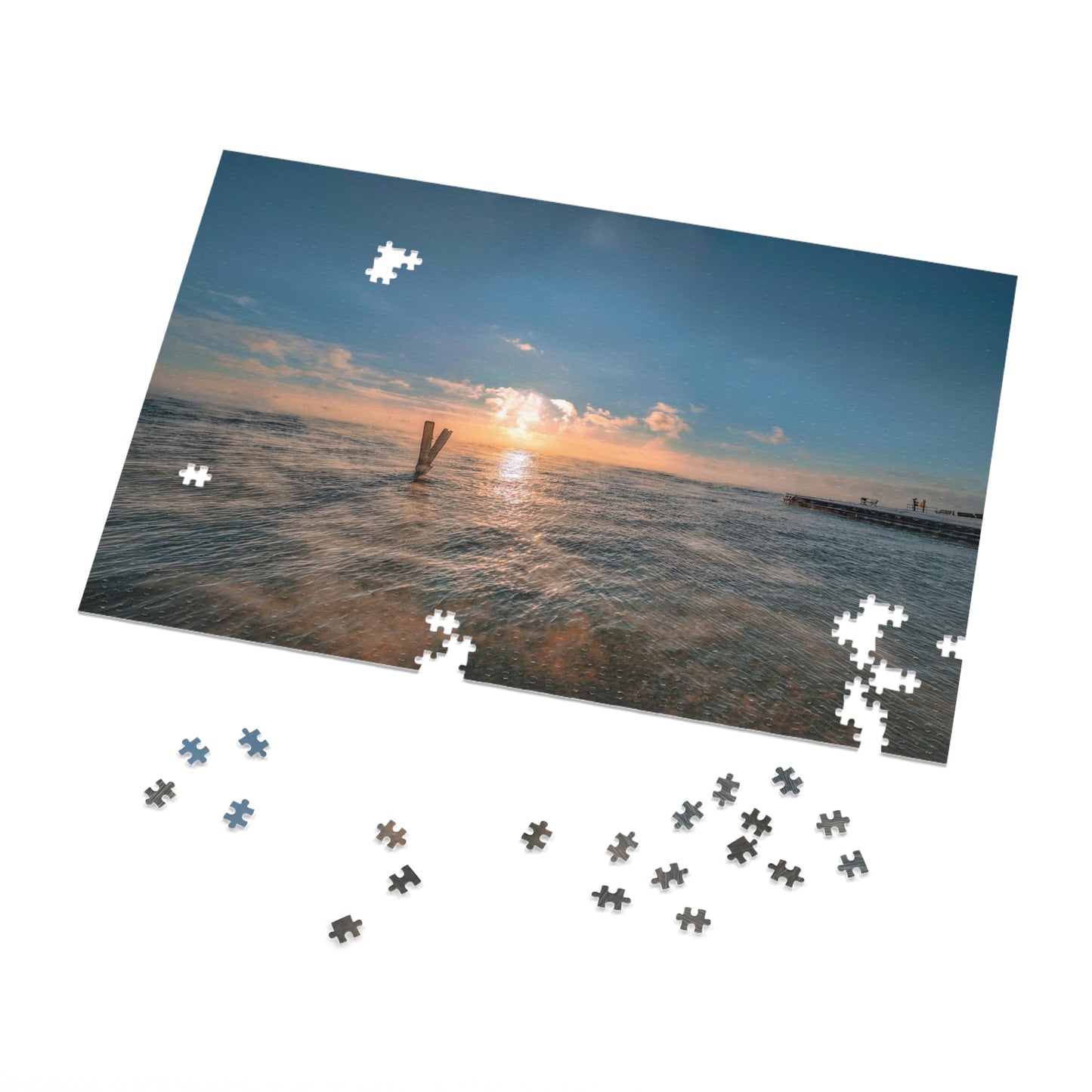 St Clair River Sunrise Puzzle