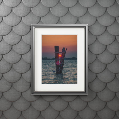 Fine Art Prints - Sunrise at Marine City Beach Pylons