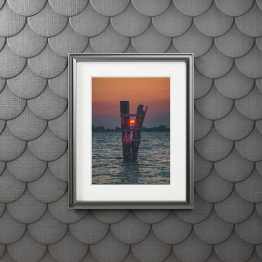 Fine Art Prints - Sunrise at Marine City Beach Pylons