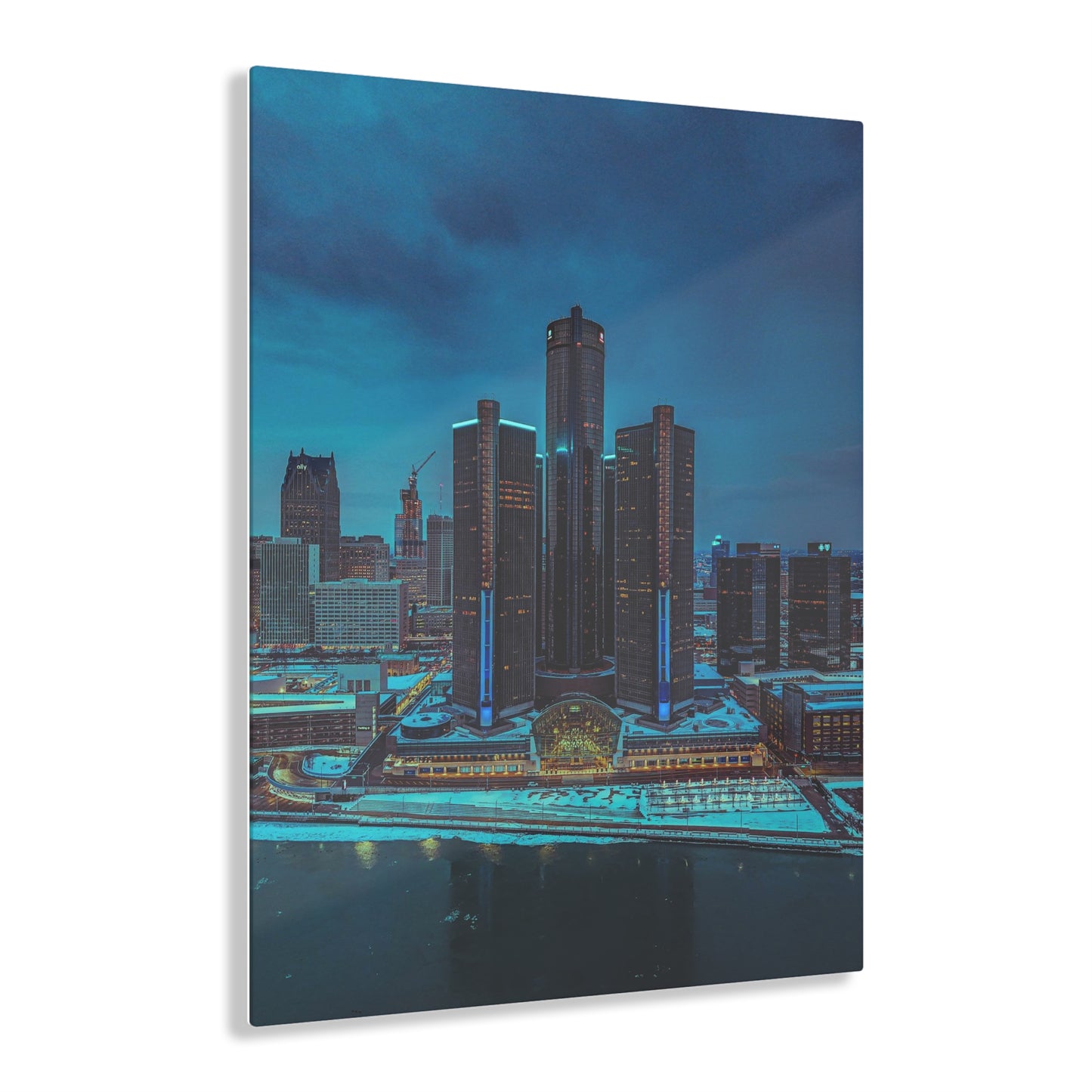 Ren Cen Blue Sky Acrylic