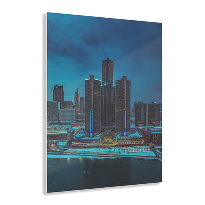 Ren Cen Blue Sky Acrylic