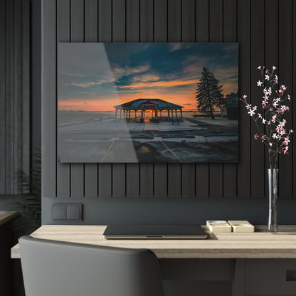 Winter's Embrace at Mariner Park Acrylic