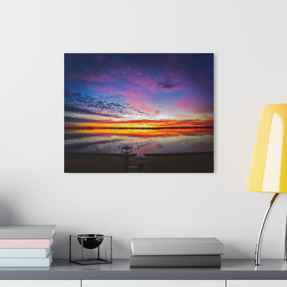 Awakening Horizon: A St. Clair River Sunrise Acrylic Print