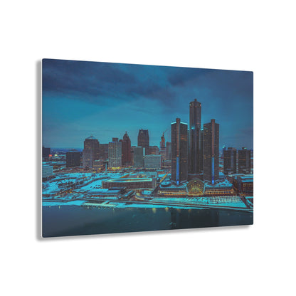Ren Cen Blue Sky Acrylic