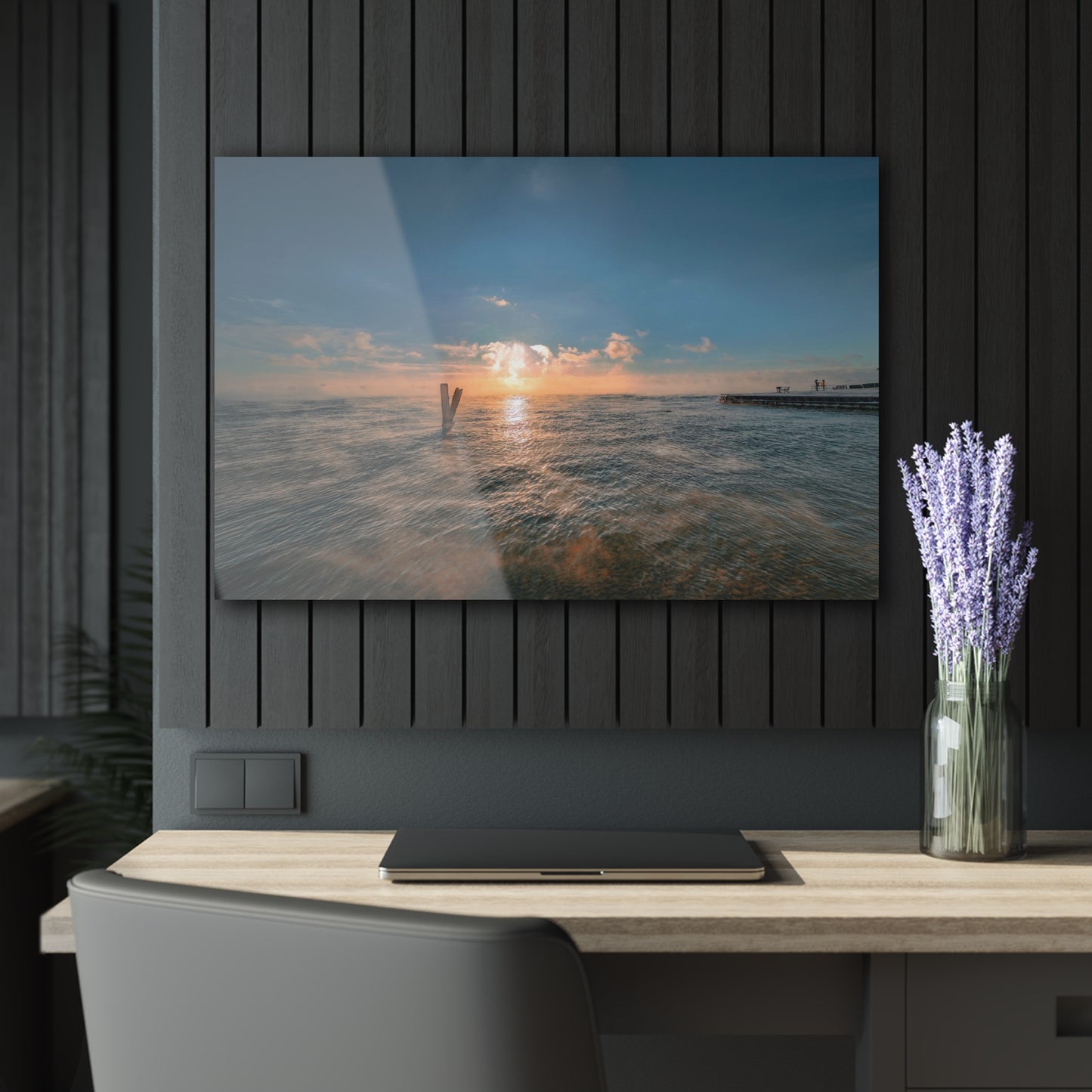 Foggy Sunrise Acrylic