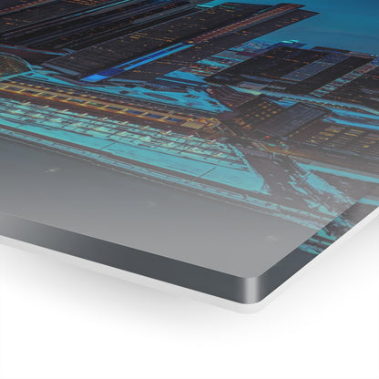 Ren Cen Blue Sky Acrylic