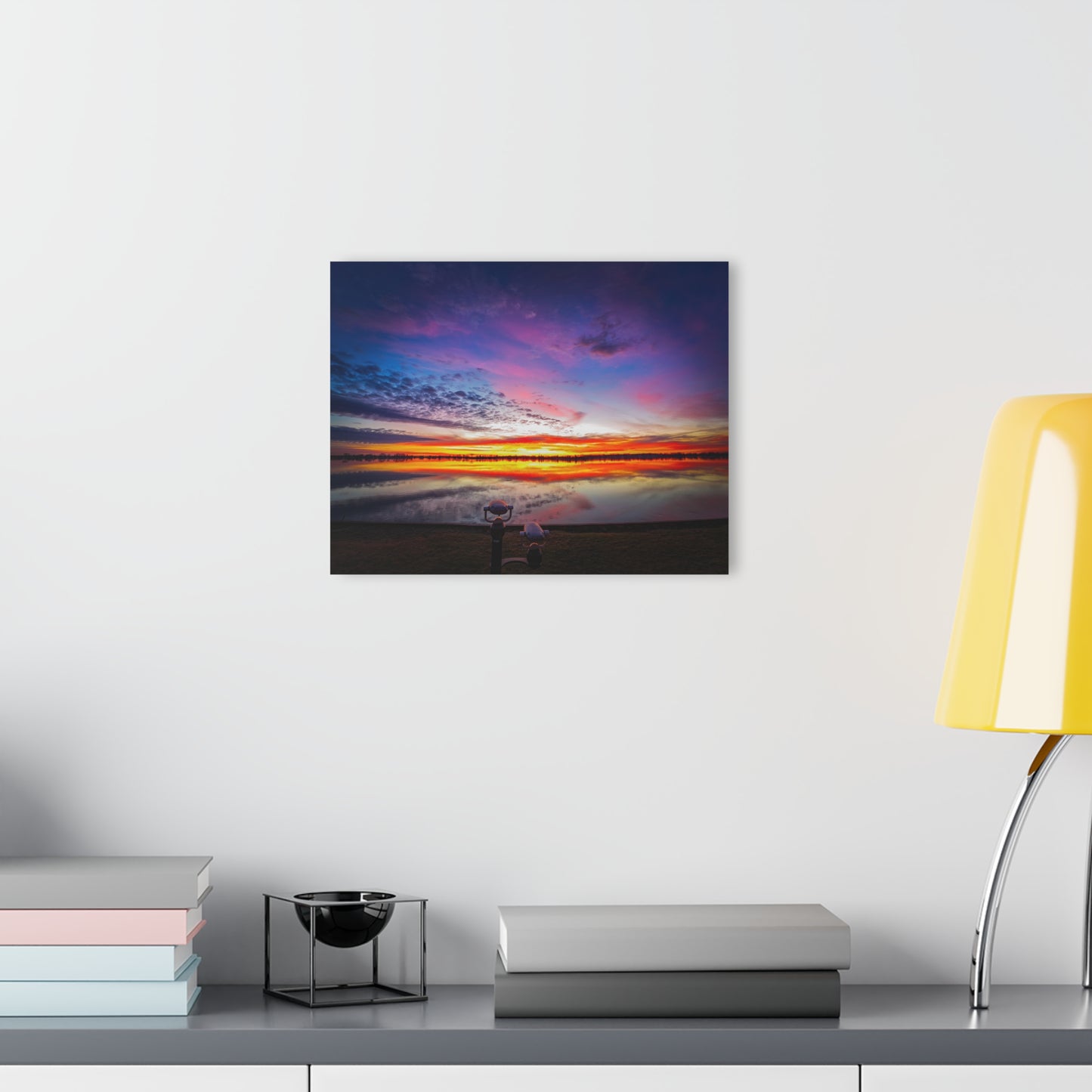 Awakening Horizon: A St. Clair River Sunrise Acrylic Print