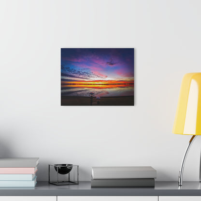 Awakening Horizon: A St. Clair River Sunrise Acrylic Print