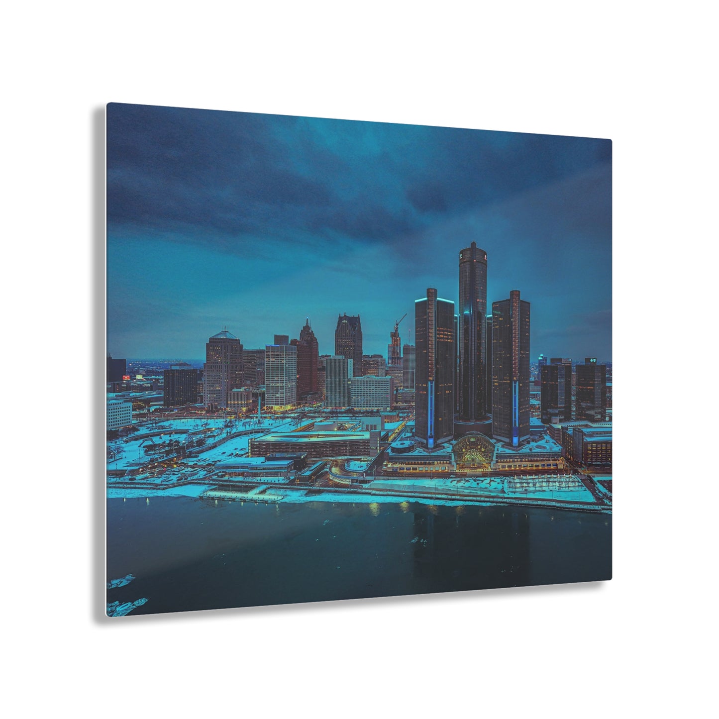 Ren Cen Blue Sky Acrylic