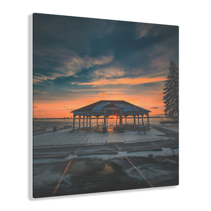 Winter's Embrace at Mariner Park Acrylic