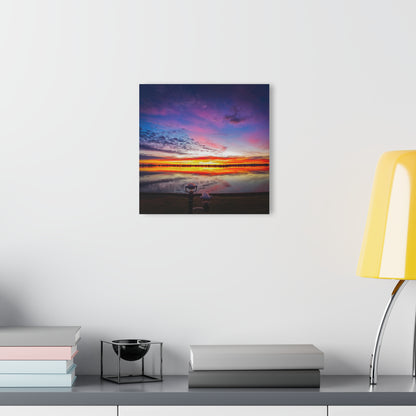 Awakening Horizon: A St. Clair River Sunrise Acrylic Print