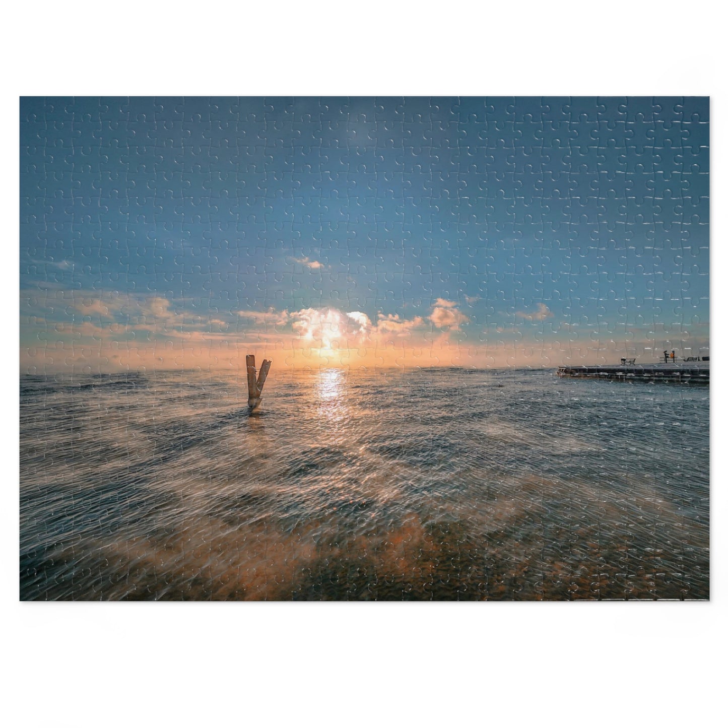 St Clair River Sunrise Puzzle