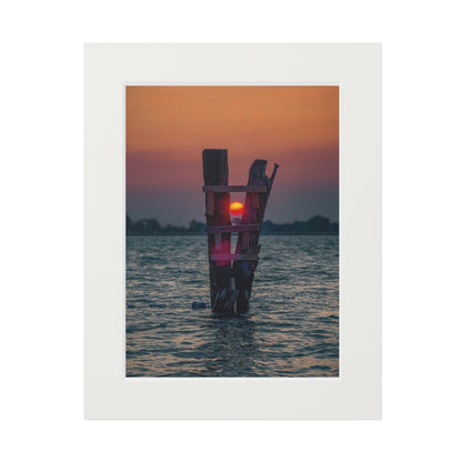 Fine Art Prints - Sunrise at Marine City Beach Pylons