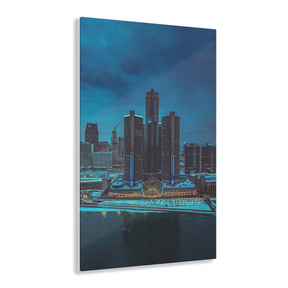 Ren Cen Blue Sky Acrylic