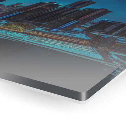 Ren Cen Blue Sky Acrylic