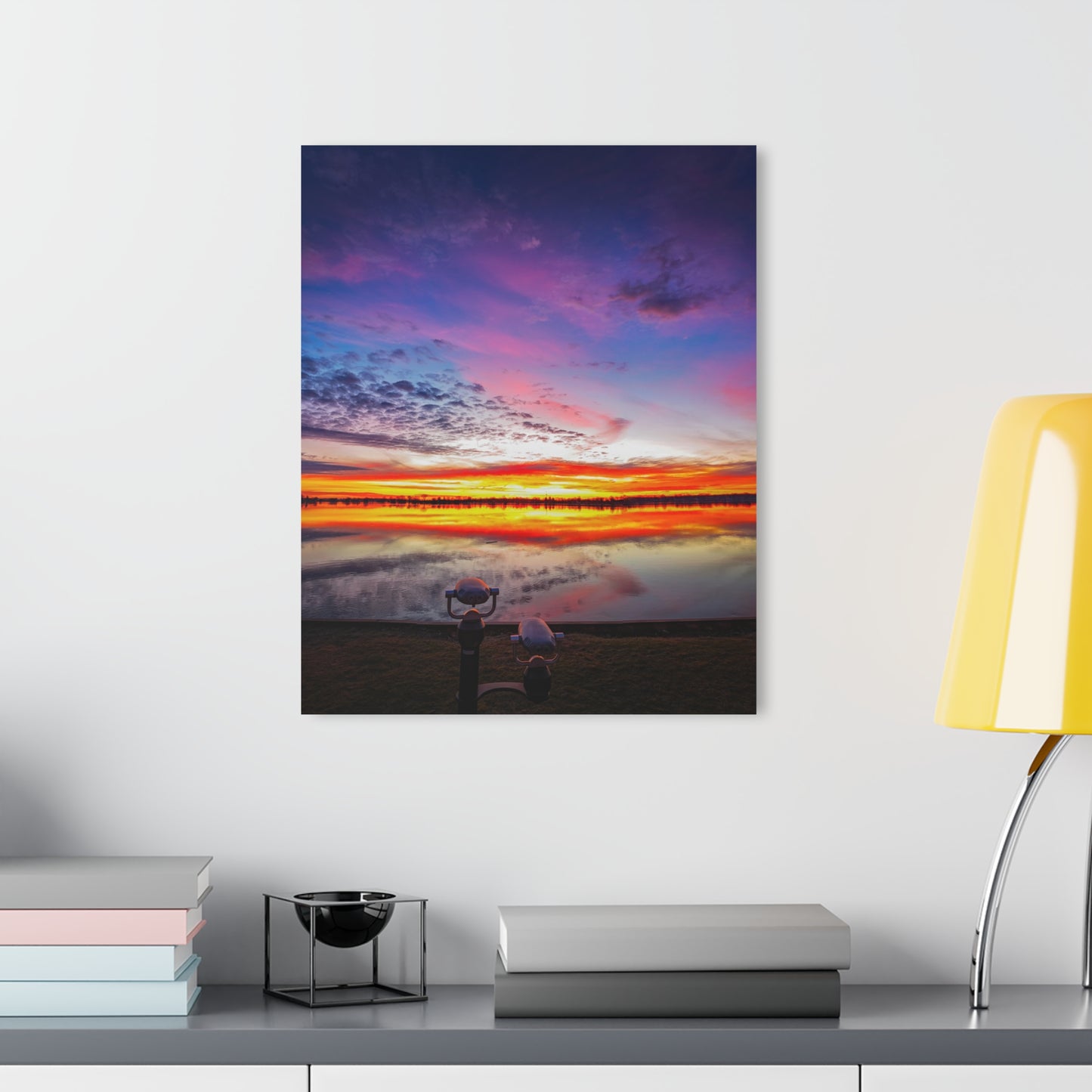 Awakening Horizon: A St. Clair River Sunrise Acrylic Print