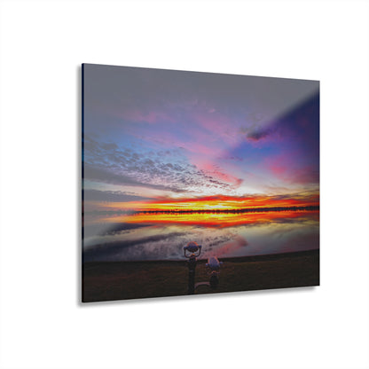 Awakening Horizon: A St. Clair River Sunrise Acrylic Print