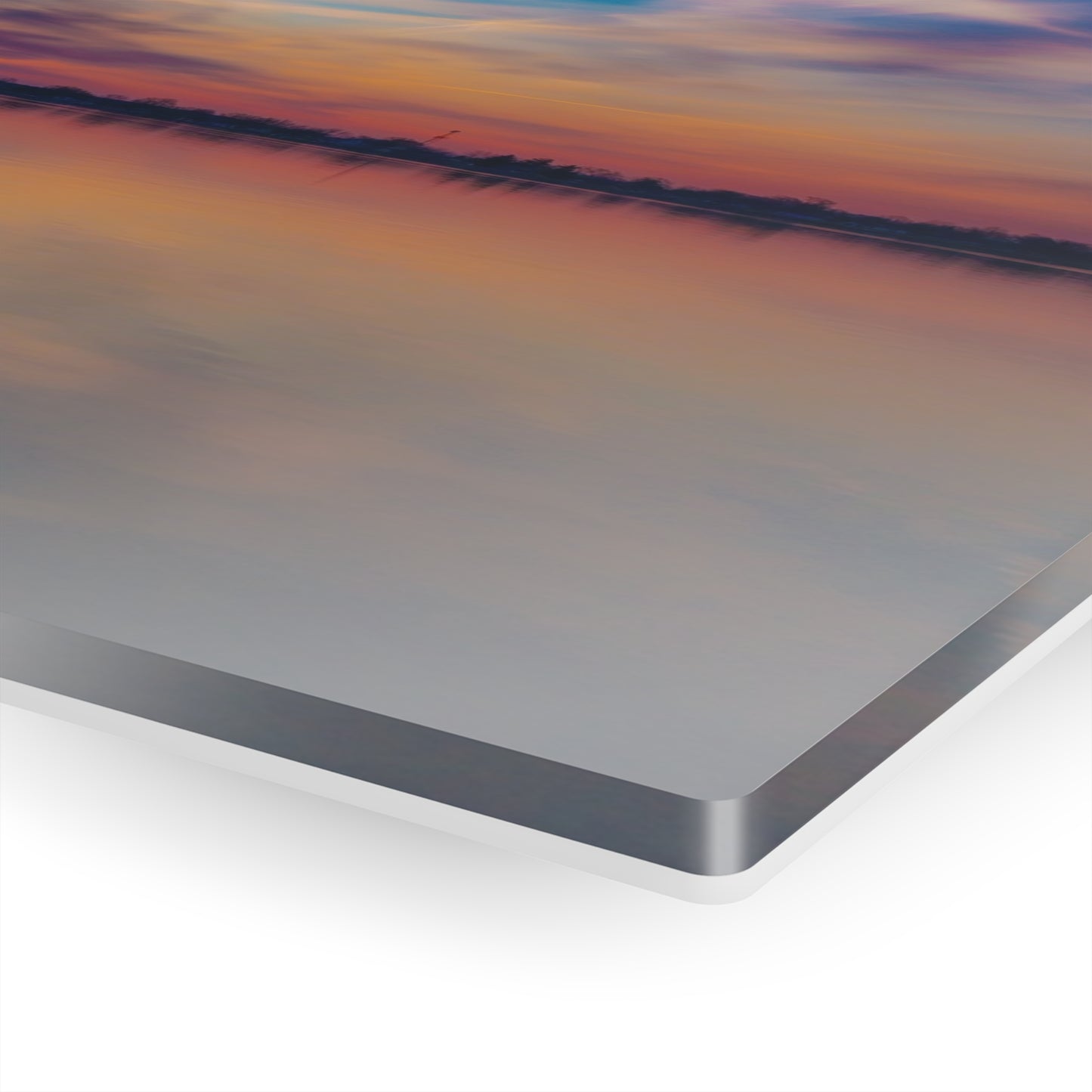 Tranquil Dawn: Mallard Ducks Grace the St. Clair River