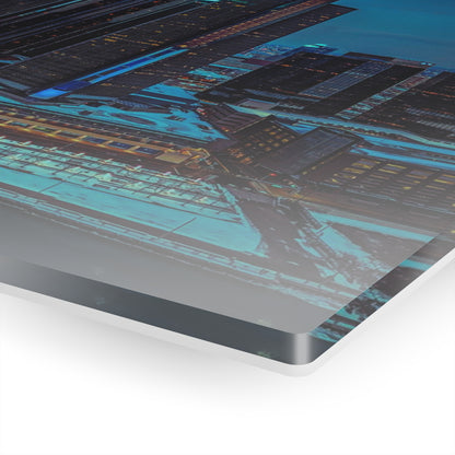 Ren Cen Blue Sky Acrylic